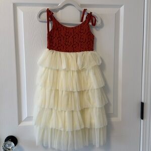 NWT Indie Blue Maxi Tulle Dress